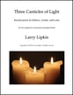 Three Canticles of Light Two-Part choral sheet music cover